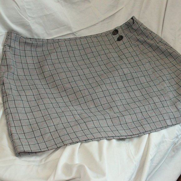 Violeta Plaid Mini Skirt szXXL - Picture 1 of 5